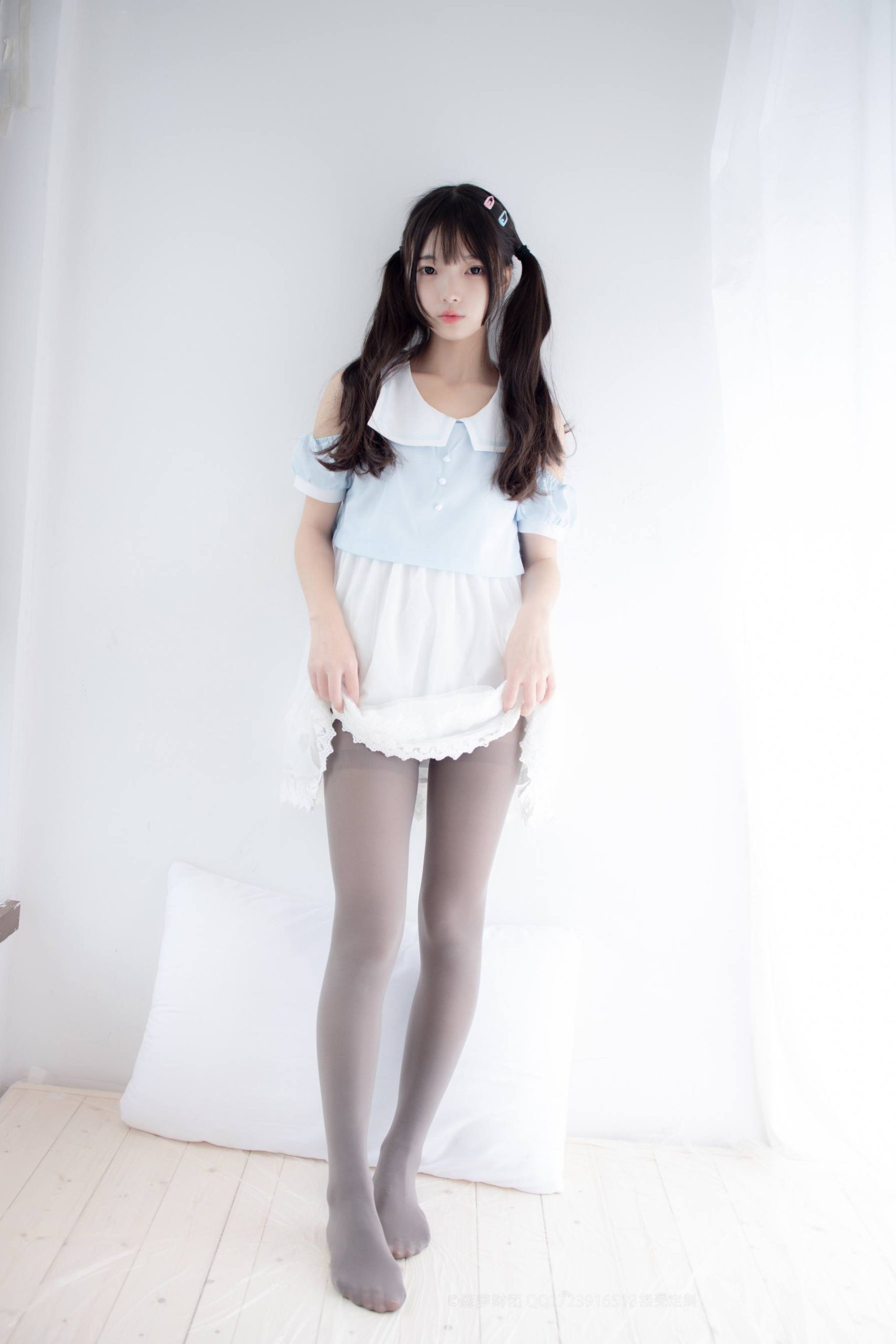 图片[4]-超级甜美的灰丝小姑娘【86P】20005-达塔图库