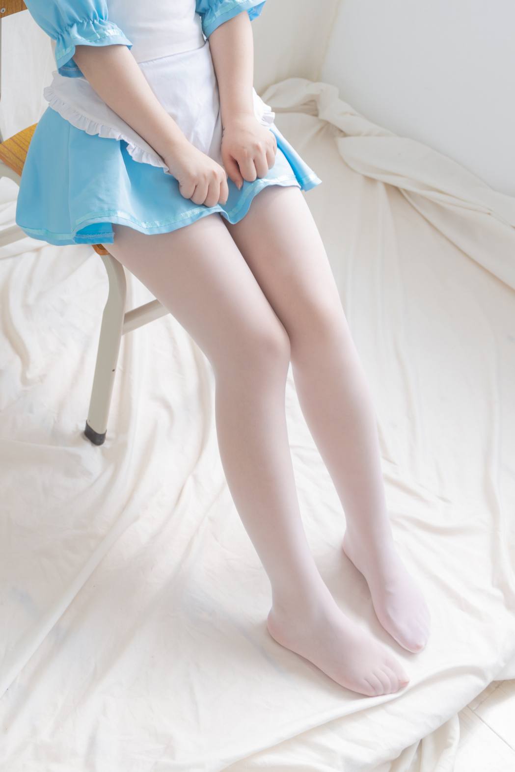 图片[5]-女仆装白丝女孩【43P】20014-达塔图库