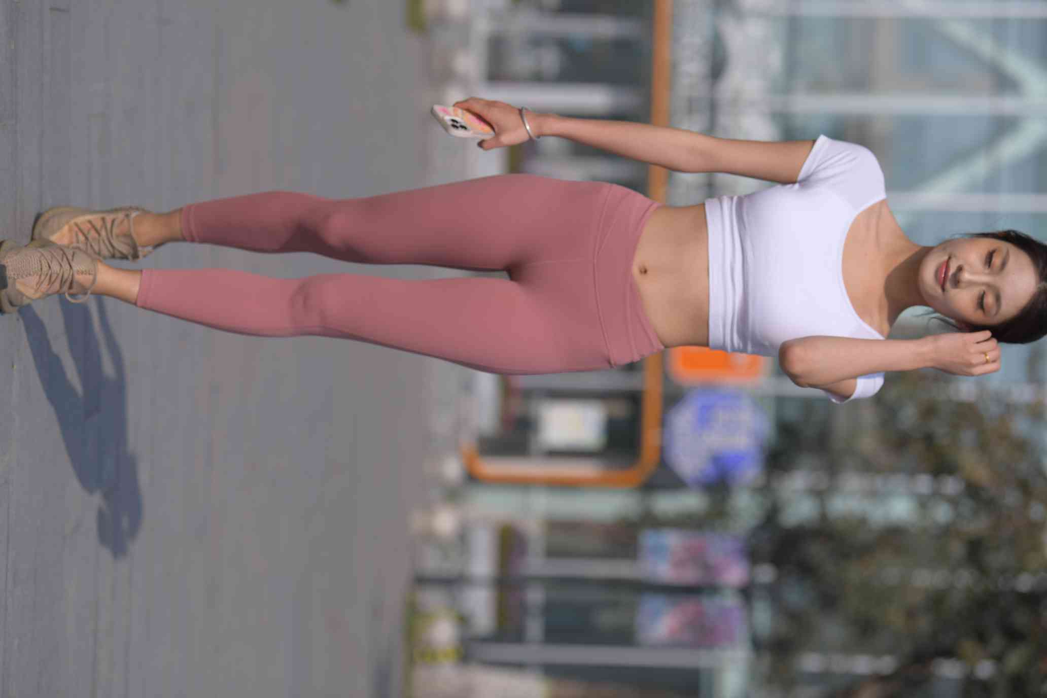 图片[3]-很漂亮的瑜伽裤女孩【419P】04013-达塔图库