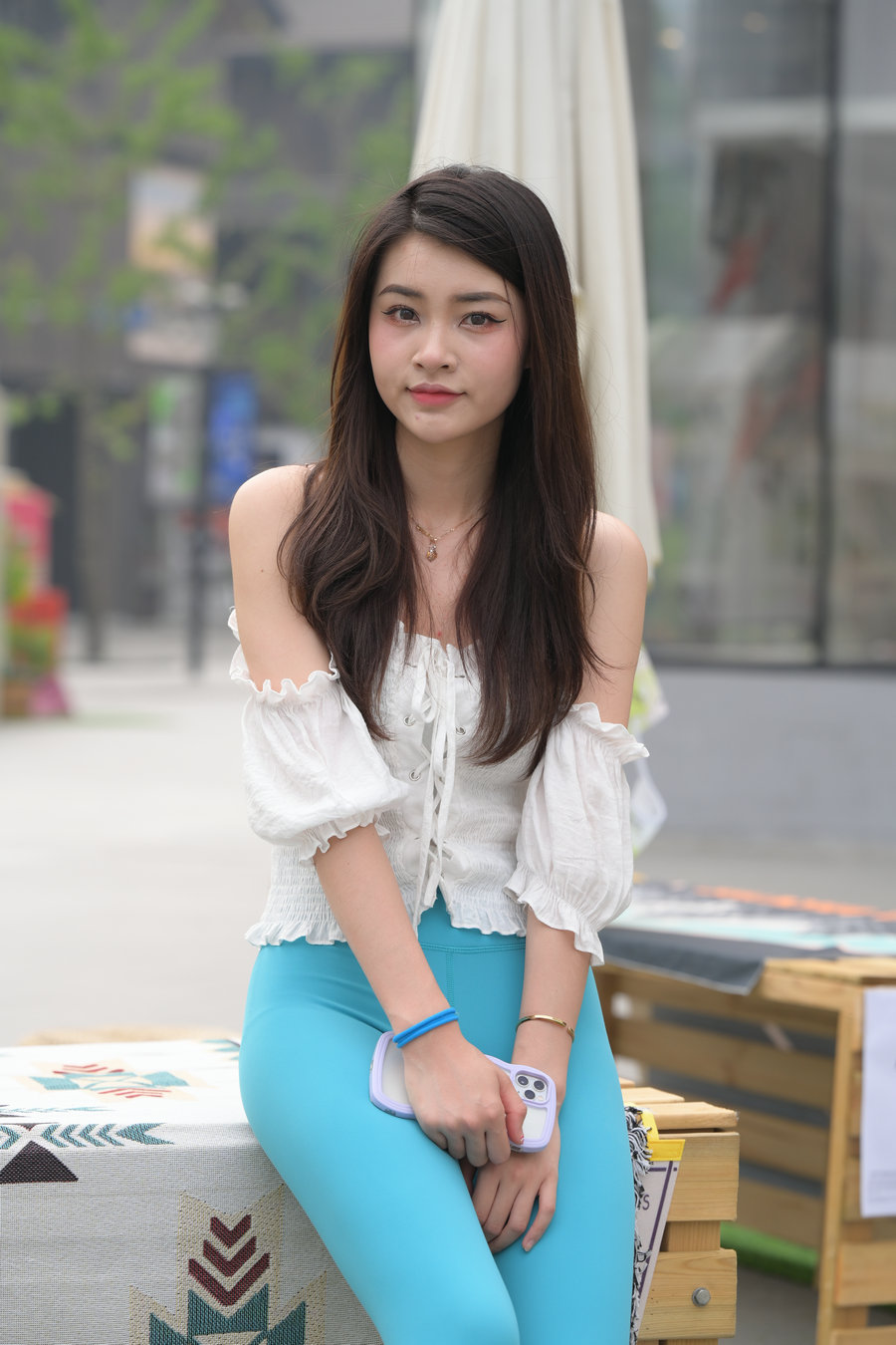 图片[2]-蓝色瑜伽裤漂亮女孩 J3299 769P-12.9GB-达塔图库