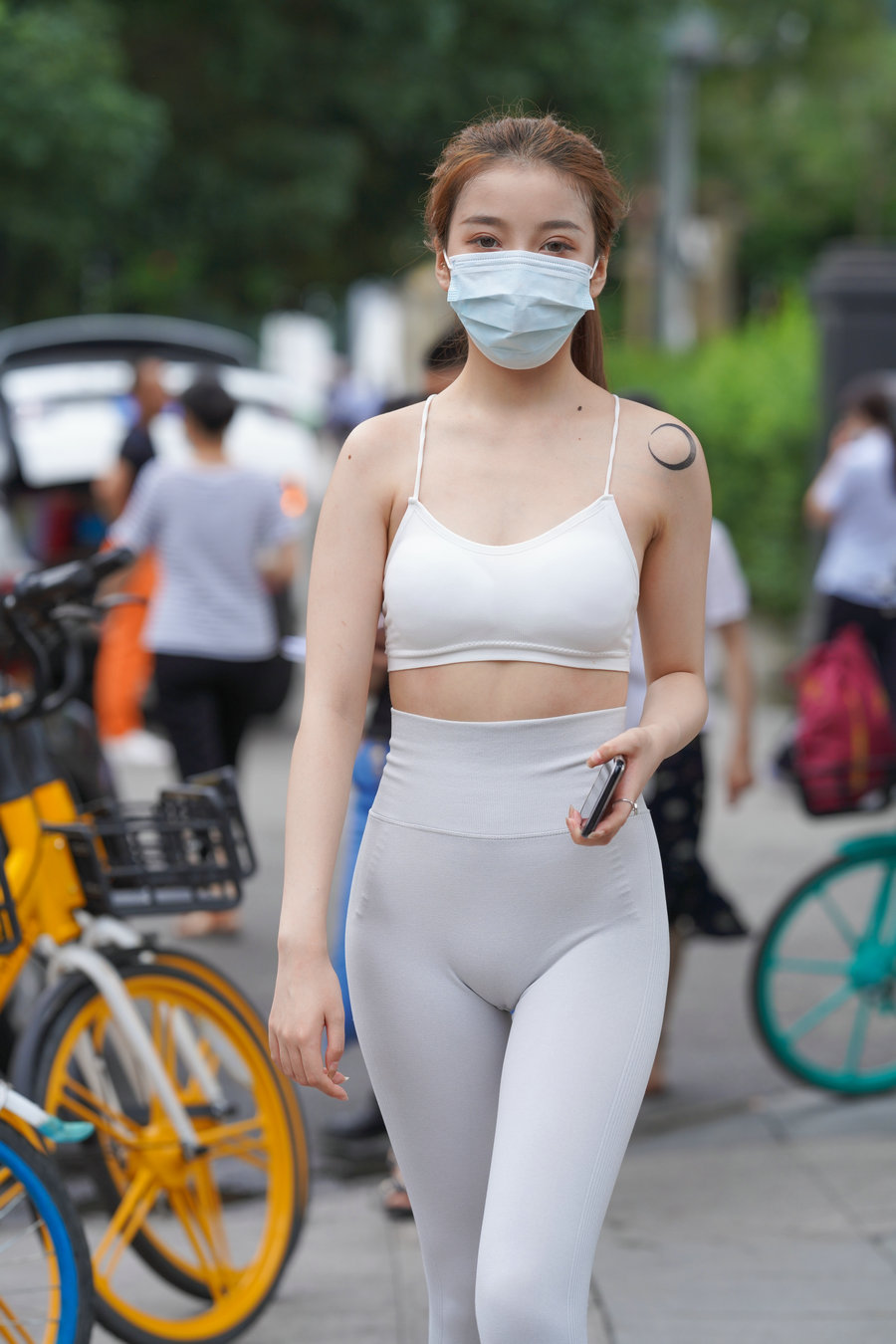 图片[2]-灰色瑜伽裤女孩 J1323 723P4V-17.9GB-达塔图库