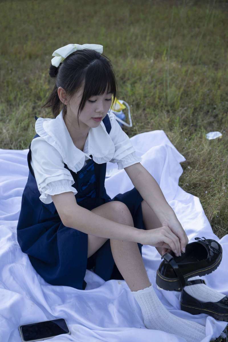 图片[4]-非常甜美的牛仔裙女孩【226P】20021-达塔图库