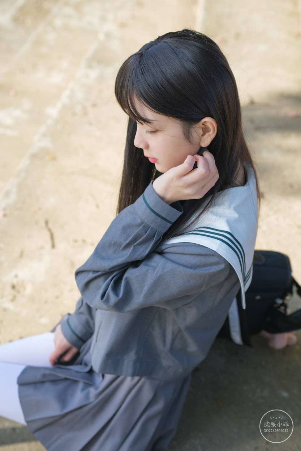 图片[3]-白丝清纯少女真的太可爱了【60P】20001-达塔图库