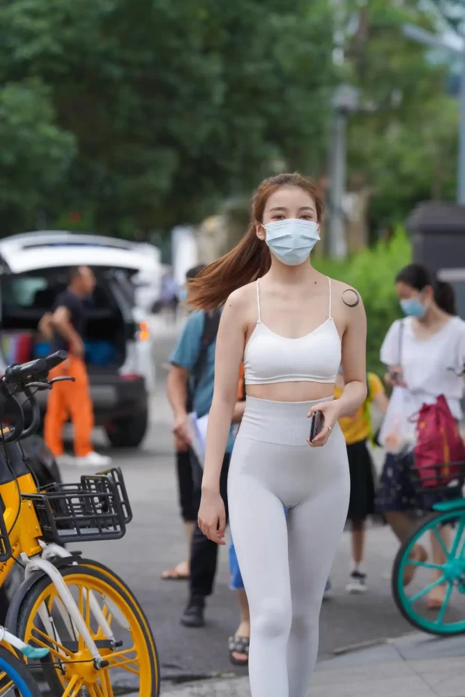 灰色瑜伽裤女孩 J1323 723P4V-17.9GB-达塔图库