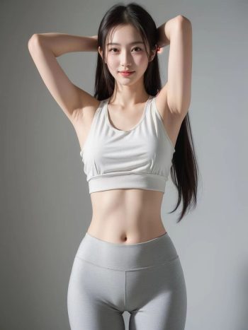 图片[3]-AI瑜伽裤清纯妹子系列图-达塔图库