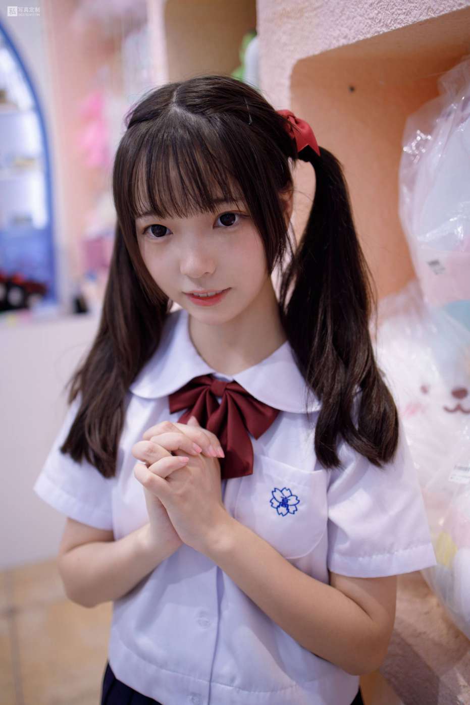 图片[4]-眼神好清澈的双马尾白丝女孩【75P】20019-达塔图库