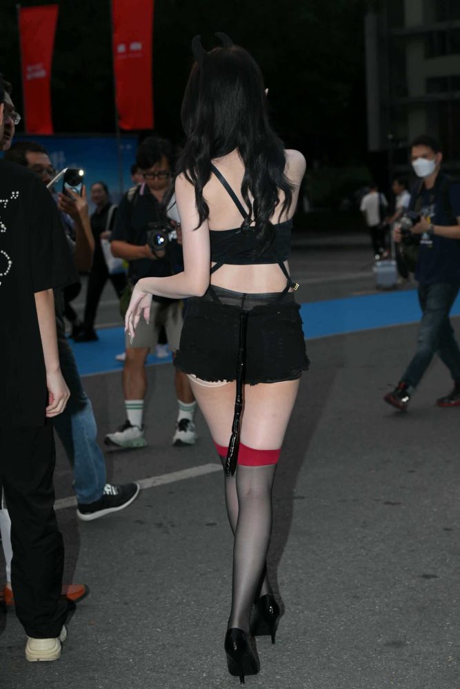 P0293 魅惑黑色短裤【72P】1.45GB-达塔图库