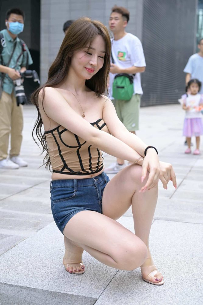 P0297 牛仔短裤温柔姑娘【155P】3.5GB-达塔图库