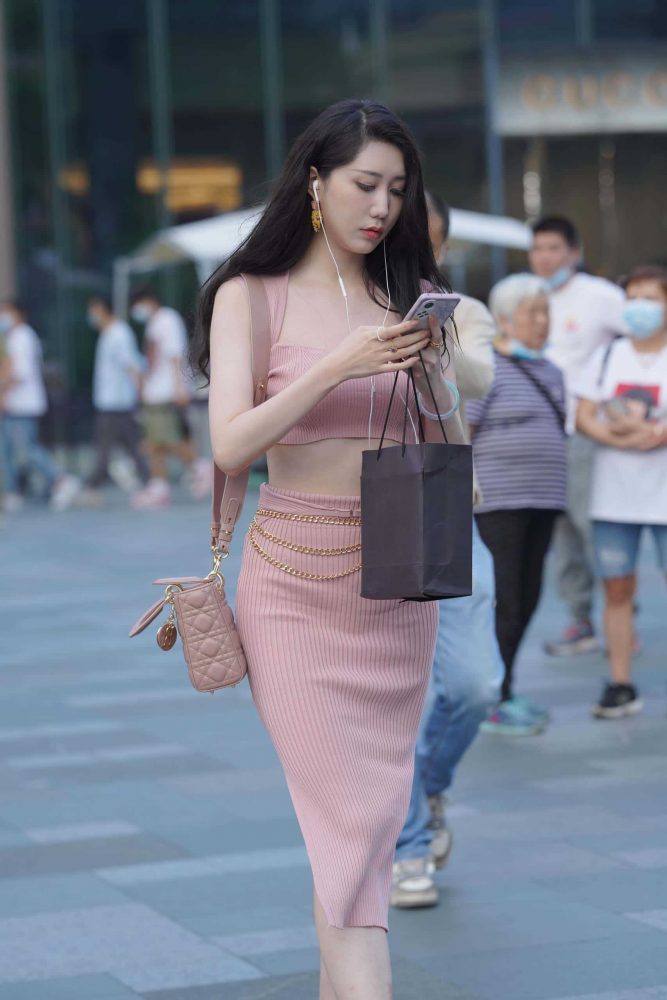 P4093 时尚甜美粉色套装裙 【172P】-达塔图库