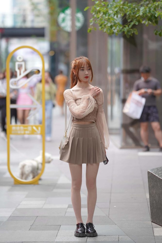 P4211 百褶裙小姐姐 【151P】-达塔图库