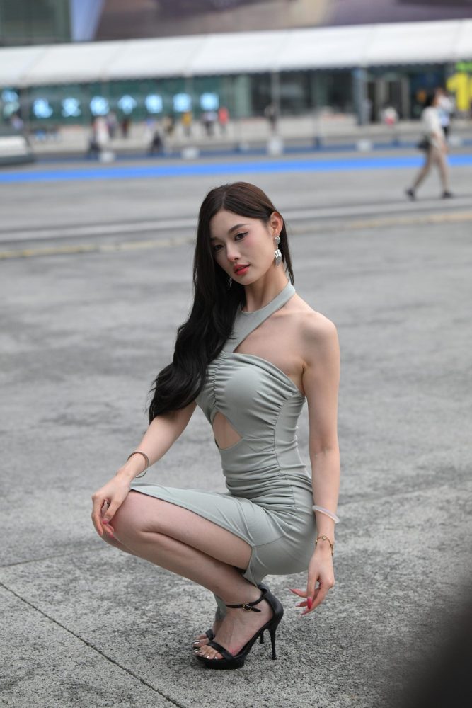 P4333 绿色修身裙 【86P】-达塔图库